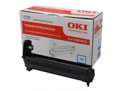 OKI originál válec 43870023, cyan, 20000str.