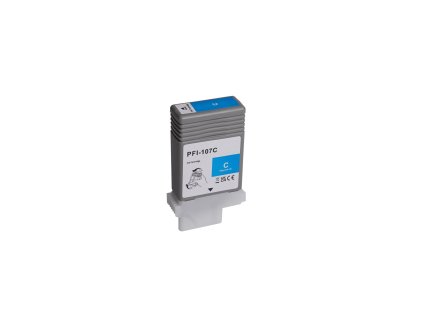 Kompatibilná atramentová náplň 6706B001, PFI107C, 130ml pre tlačiarne Canon (ORINK BULK)