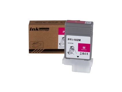 Renovovaná atramentová náplň 0897B001, PFI102M, 130ml pre tlačiarne Canon (ORINK BULK)