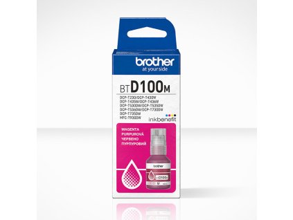Brother originál ink BTD100M, magenta, 5000str., 48.8ml