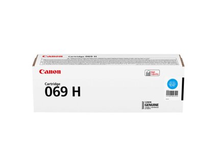 Canon originál toner 069 H C, 5097C004, cyan, 5500str., kontraktový produkt, high capacity