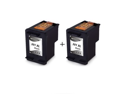 Renovovaná atramentová náplň CH563EE, no.301XL BK/2x20ml pre tlačiarne HP (multipack)