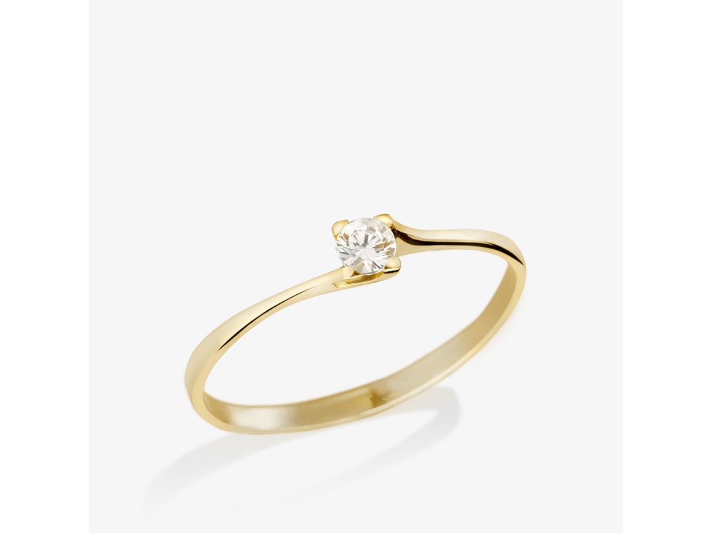9115 zasnubni prsten ze zluteho zlata au 585 1000 s prirodnim diamantem 509 90