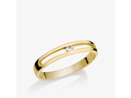 1108 prsten ze zluteho zlata au 585 1000 s prirodnim diamantem 280 90