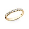 Prsten ze žlutého zlata se zirkony 517.90