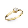 Prsten ze žlutého zlata s laboratorním diamantem 237.90