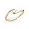 Prsten ze žlutého zlata se zirkonem 272.90