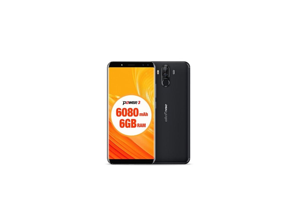 Ulefone Power 3 8-jádro, 6GB RAM, FHD+, Gorilla Glass 4, LTE, 21MPx + prodloužená záruka, gelové pouzdro, folie, OTG kabel a redukce