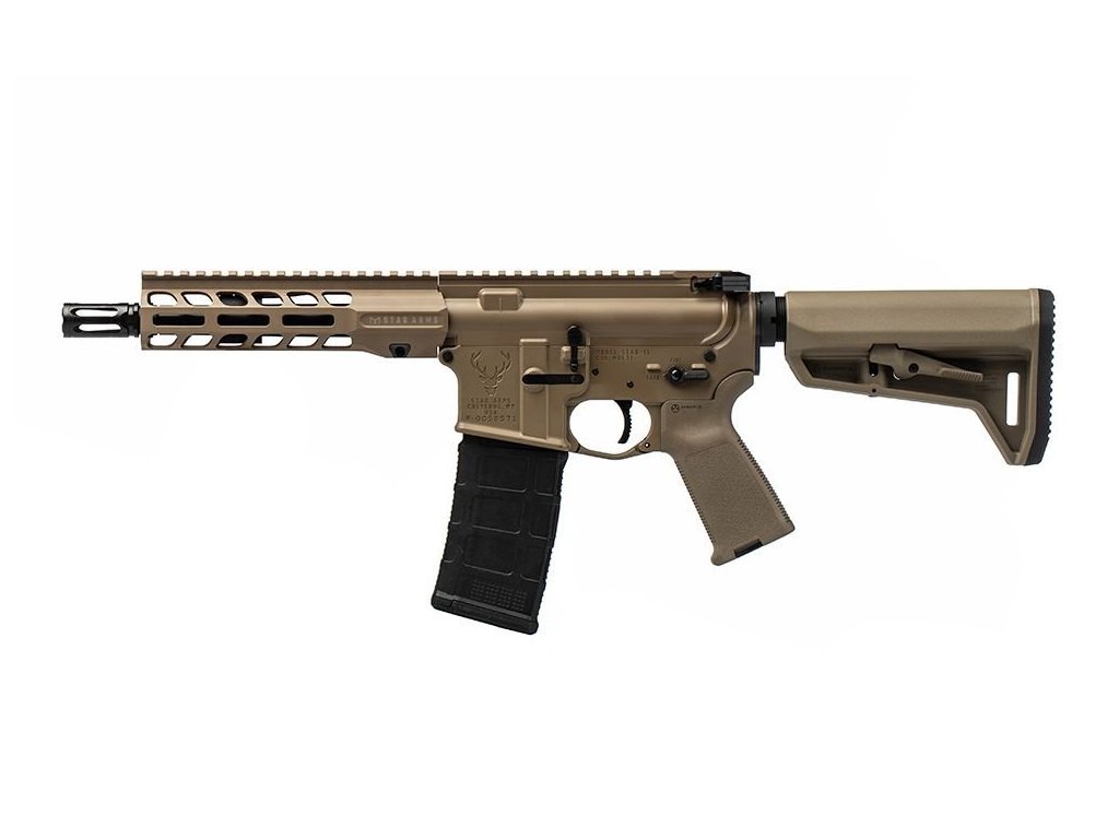Puška samonabíjecí Stag Arms STAG 15 Enhanced Duty SBR / .223 Rem / 7,5" – FDE