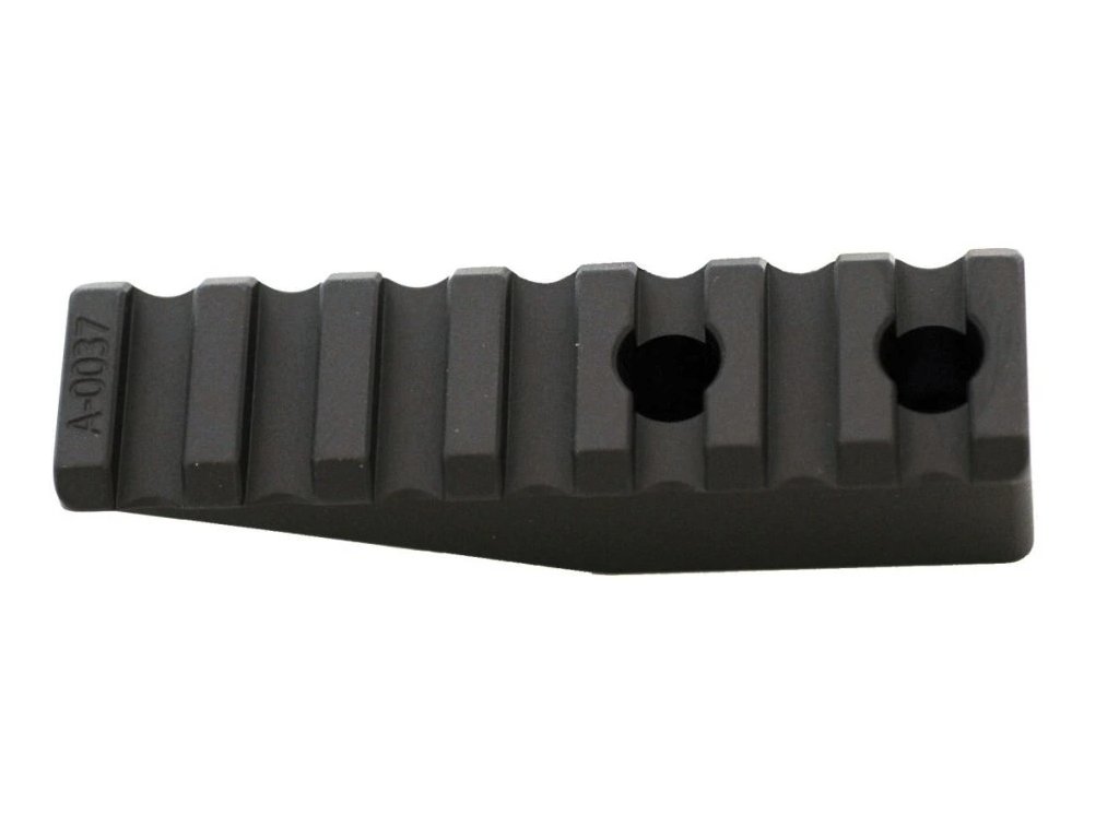 Montážní lišta Spuhr A-0037 Picatinny Rail 75 mm – BLK