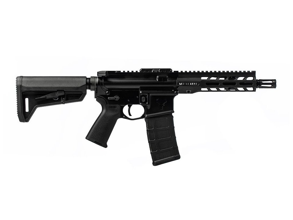 Samonabíjecí puška Stag Arms STAG 15 Enhanced Duty SBR LH / .300 BLK / 8" – BLK