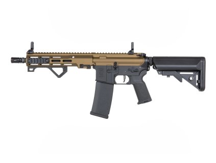 Puška Specna Arms M4 CQB M-LOK Prime™ Aster II ETU / Chaos Bronze – CHB