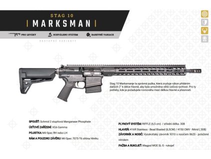 27632 1 puska sam stag arms model stag 10 marksman raze 6 5mm creedmoor hl 22 cerna