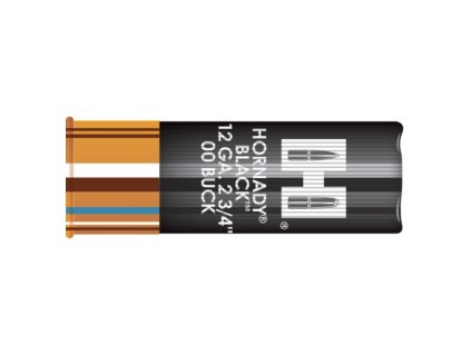3832 4 naboj brokovy hornady black 12x70 8 pelet brok 00
