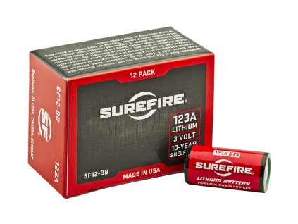 3762 baleni 12 ks baterii surefire sf123a lithium 3v