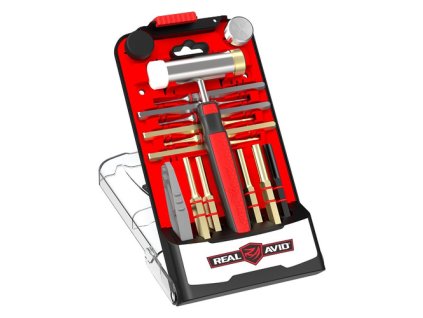 eng pm Real Avid Accu Punch TM Hammer with Brass Steel Pin Punch Set AVHPS B 32900 10