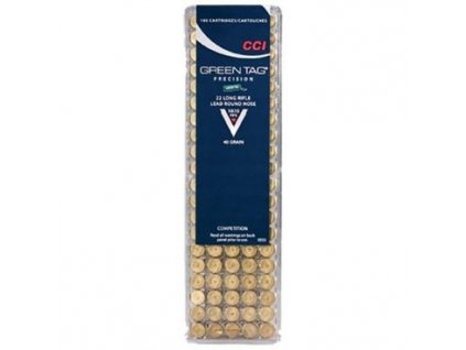 4276 naboj kulovy cci competition green tag 22 lr 40gr lrn
