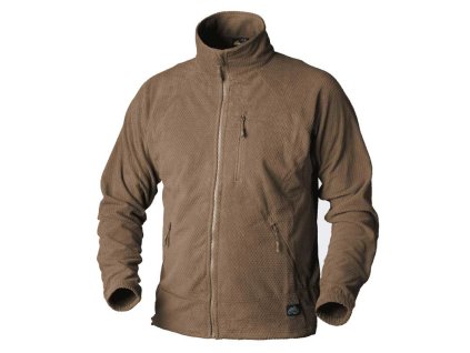 HELIKON funkční fleecová mikina ALPHA TACTICAL - Coyote (Velikost S)