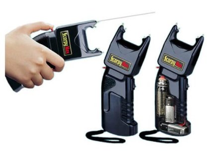 ESP elektrický paralyzér SCORPY MAX s pepřovým sprejem - Černá