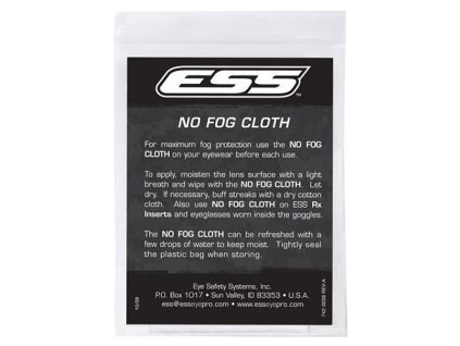 ESS čistící hadřík na brýle NO FOG - Černá