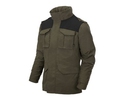 HELIKON bunda COVERT M-65 Jacket(R) - Taiga Green/černá (Velikost XS)