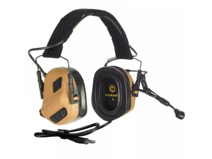 EARMOR taktický headset M32 PLUS - Coyote Brown