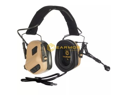 EARMOR taktický headset M32 PLUS - Písková