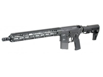Plynová puška Tokyo Marui MTR16 ZET System GBBR / Green Gas 16" – BLK