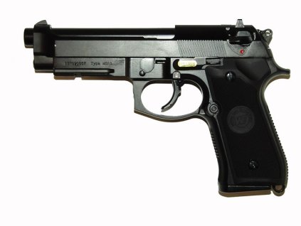 WE GBB plynová pistole M9A1 - Černá