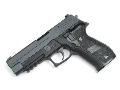 WE GBB plynová pistole SIG P226 MK25 - Černá
