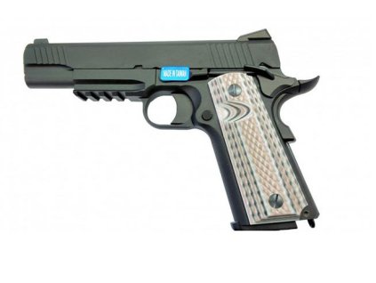 WE GBB plynová pistole M45A1 - Černá