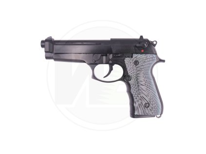 WE GBB plynová pistole M92 Eagle Full-Auto (MO17) - Černá