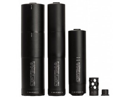 Tlumič A-TEC OPTIMA 45 / .30" (7,62 mm) 5/8"-24 UNEF – BLK