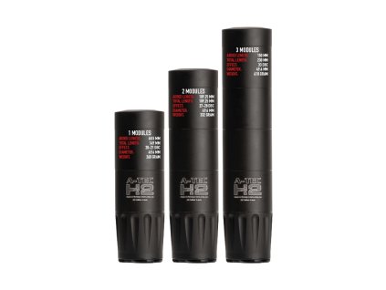 8638 tlumic a tec model h2 mega 3 modulovy pro raze do 375 9 5mm na zavit m17x1mm