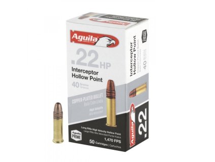 9043 naboj kulovy aguila interceptor 22lr 40gr 2 6g pomedenna hv hp 1b220321