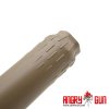 Angry Gun 3D tištěný ocelový tlumič FLOW 556K / 5.56, 5,5" – FDE