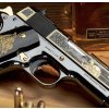 Pistole samonabíjecí Colt 1911 Alexander the Great, ráže .38 Super, hlaveň 5" – BLK/GLD