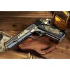 Pistole samonabíjecí Colt 1911 Alexander the Great, ráže .38 Super, hlaveň 5" – BLK/GLD