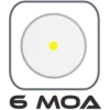6 MOA tečka GOLD DOT