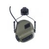 EARMOR taktický headset M32 PLUS SET, čelenka / montáž na helmu - Foliage Green