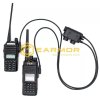 EARMOR M56 DUALCOMM PTT spínač / Kenwood – Baofeng 2-pin – BLK