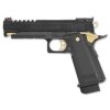 TM GBB plynová pistole Hi-Capa 5.1 Gold Match - Černá/zlatá