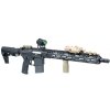 Plynová puška Tokyo Marui MTR16 ZET System GBBR / Green Gas 16" – BLK