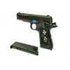 WE GBB plynová pistole M1911 HEX CUT Gen2 - Černá