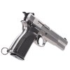 WE GBB plynová pistole Browning Hi-Power MK3 - Stříbrná