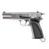 WE GBB plynová pistole Browning Hi-Power MK3 - Stříbrná