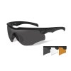 Brýle ROGUE Smoke Grey plus clear plus light rust lens/Com.Temp. black frame