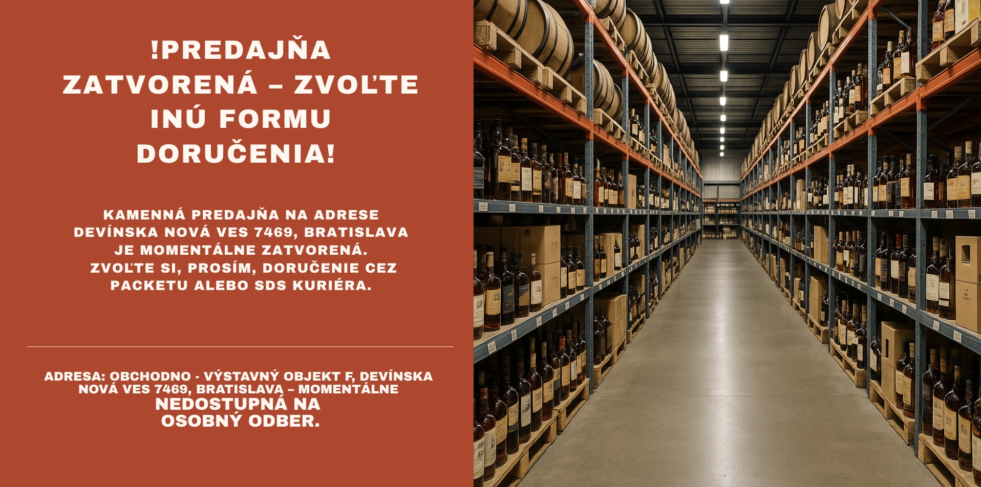 Uzatvorenie predajne redbear