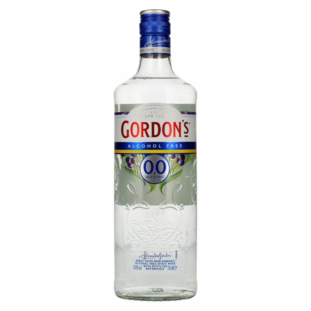 Gordon's nealko gin alcohol free red bear tonik bratislava distribúcia Gordons