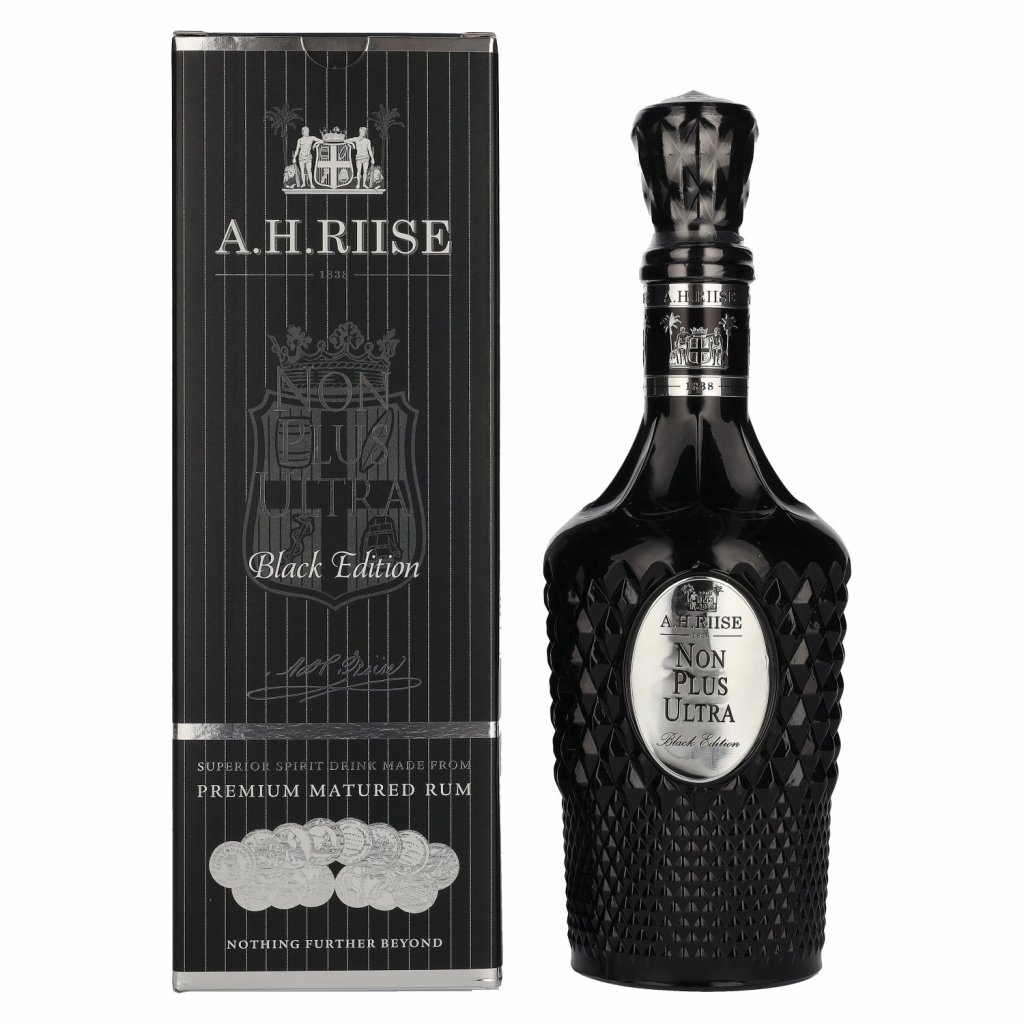 A.H. riise non plus ultra black edition 25y red bear rum alkohol bratislava